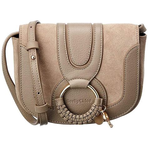 See by Chloe Women's Hana Mini Saddle Bag, Motty Grey, One 